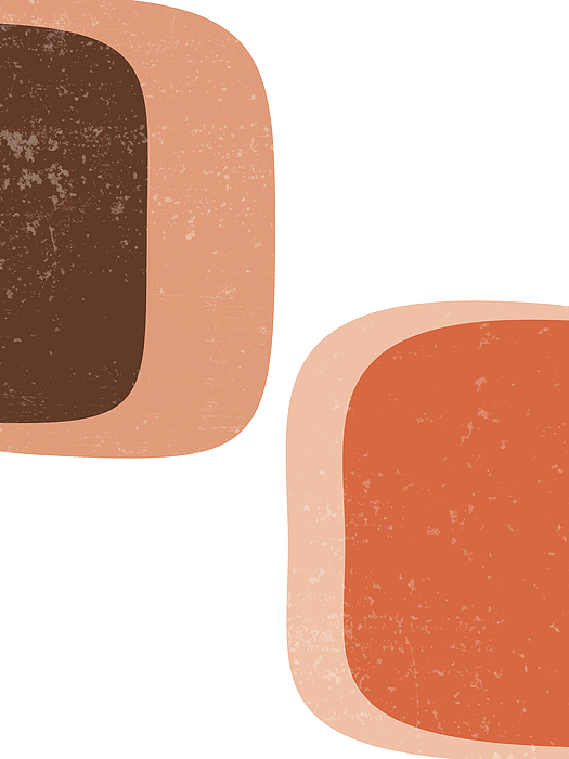 Terracotta Abstract 76 - Modern, Contemporary Art - Abstract Organic Shapes - Minimal - Brown by Studio Grafiikka Terracotta Abstract 76 - Modern, Contemporary Art - Abstract Organic Shapes - Minimal - Brown by Studio Grafiikka